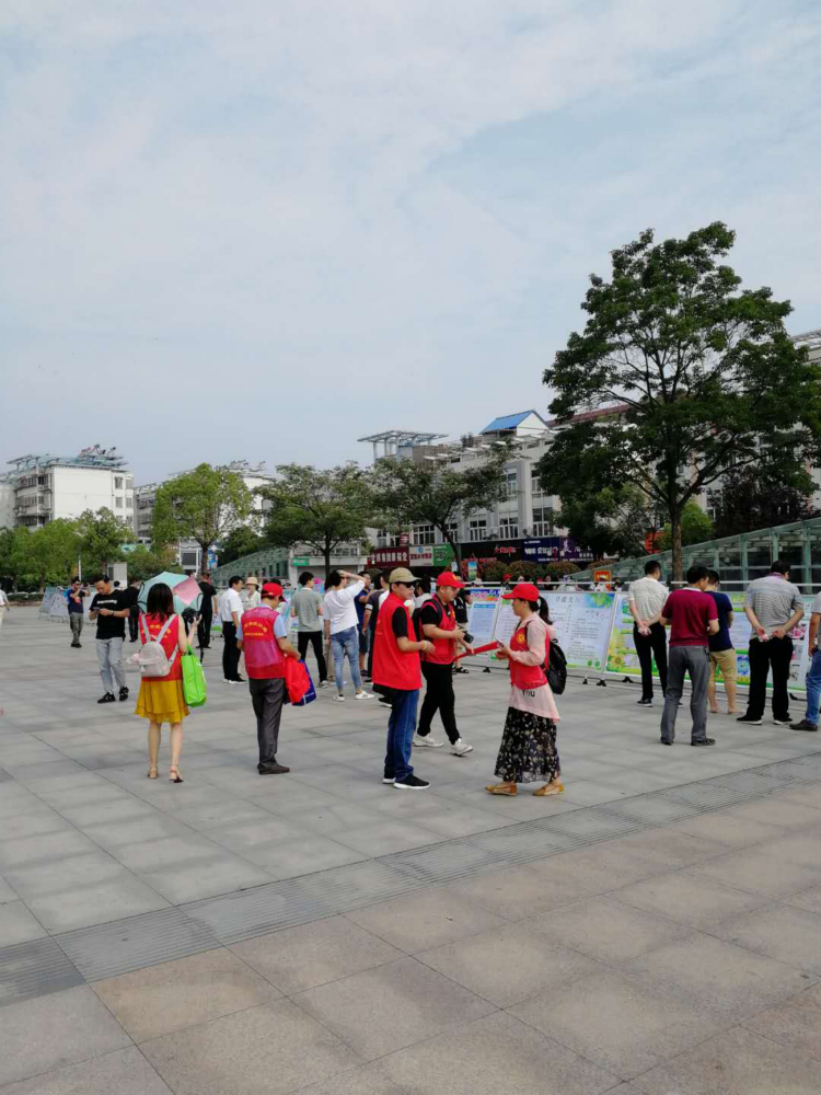 信阳市商务局积极参加“公共机构节能宣传月活动”